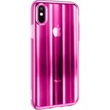 Baseus Aurora Case Serisi Şık Ve Koruyucu iPhone Xs Max Uyumlu xsmax için Kılıf WIAPIPH65-JG PEMBE