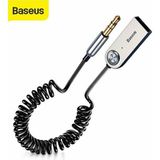 Baseus BA01 Bluetooth Araç Transmitter Mikrofonlu 3,5mm Aux Yüksek Ses Kalitesi ile CABA-01