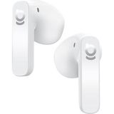 Baseus BS1 NC Semi-in-Ear TWS Bluetooth Kulaklık – ANC, Bluetooth 6.0, LDAC Hi-Res, IP55, 40 Saat, Moon White - Beyaz
