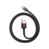 Baseus Cafule 2.4 A Micro USB 0.5 mt Siyah Şarj Kablosu