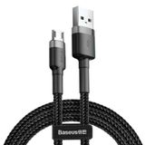 Baseus Cafule Kırmızı Micro USB 1 m 2.4 A Hızlı Şarj Halat USB Kablo
