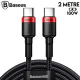 Baseus Cafule PD2.0 100W flash Şarj Usb 2 Metre Type-C Kablo