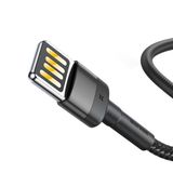 Baseus CALKLF-GG1 Cafule 2.4 A 1 Metre Şarj Kablosu Gri Lightning