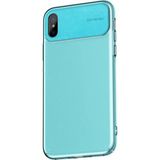 Baseus Comfortable Series Apple iPhone Xs Max Kılıf WIAPIPH65-SS Açık Mavi Plastik Malzeme ile Yüksek Koruma