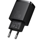 Baseus Compact 20W U+C QC. Siyah Seyehat Şarjı