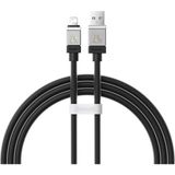 Baseus CoolPlay Serisi Hızlı Şarj Kablosu USB to iP 2.4A, 1m, Siyah