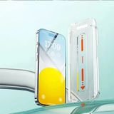 Baseus Crystal Apple iPhone 15 Plus Uyumlu Full Eye-protection Ekran Koruyucu