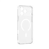 Baseus Crystal İnce Manyetik Lens Korumalı iPhone 17 Pro Telefon Kılıfı - Şeffaf