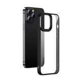 Baseus Crystal İphone 13 Pro Max Kılıf Jel Çerçeve Zırhlı Silikon Kılıf