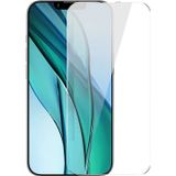 Baseus Crystal Serisi İphone 15 Pro Max Full Koruma Tempered Cam Ekran Koruyucu-(5775)