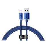 Baseus Crystal Shine 2.4A Usb-A to Lightning Şarj Kablosu 1,2m - Mavi