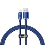 Baseus Crystal Shine Fast Charging 2.4A 1.2 m Mavi Lightning Kablo