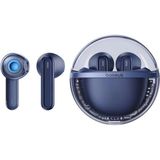 Baseus Dokunmatik Gürültü Engelleme LED Işıklı Oyun ve Müzik Modlu Bluetooth Kulaklık Uzun Şarjlı - Mavi