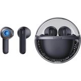 Baseus Dokunmatik Gürültü Engelleme LED Işıklı Oyun ve Müzik Modlu Bluetooth Kulaklık Uzun Şarjlı - Siyah