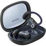 Baseus Eli Fit Open-Ear True Kablosuz Kulaklık, Kozmik Siyah-Ambalaj Hasarlı (Kozmetik İzler Mevcut)