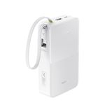 Baseus EnerFill Bipow2 Pro 20000mAh Dahili Usb-c Kablolu - 22.5 W Hızlı Şarjlı - LED Ekranlı Taşınabilir Powerbank Beyaz