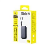 Baseus Enerfill FC21 QPow3 Ultra 45W 20000 mAh Hızlı Şarj Powerbank - Siyah