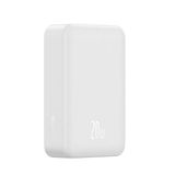 Baseus EnerFill Fm41 Mini Manyetik Powerbank 20.000 mAh 20W Beyaz Type-C to Type-C 20V 3A 30cm Kablolu