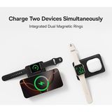 Baseus Enerfill FT11 Magsafe Super Hızlı Power Bank Iwatch ve IPhone Için 10000MAH 27W Siyah (Type-C To Type-C Cable 20V/3A 30CM Siyah)