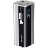Baseus Energeek GR11 145W 20.000 Mah Geri Çekilebilir Dahili Type-C Kablolu 2x Type-C 1xusb Powerbank titanyum gri
