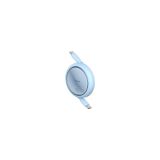 Baseus Free 2 Pull 1.5 mt Mavi 100W Mini Makaralı Type-C to Type-C Kablo