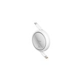 Baseus Free2 Draw Mini Makaralı Type-C to 100W 1 m Beyaz Kablo