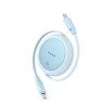 Baseus Free2Pull Mini Makaralı Usb-C 60W Hızlı Şarj Ve Data Kablosu Mavi
