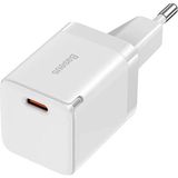 Baseus Gan 3 30 W PD 3.0 QC4 + PPS Type-C Beyaz Ultra Hızlı Şarj Adaptörü