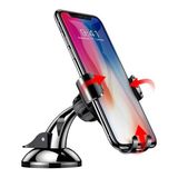 Baseus Gravity Osculum Araç İçi Telefon Tutucu 4-6.5 inç Alüminyum ABS 360° Döner Başlıklı Güçlü Kavrama - Siyah