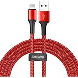 Baseus Halo Cable Kırmızı 1 M Usb To Lightning Şarj Kablosu - Outlet Teşhir Vitrin