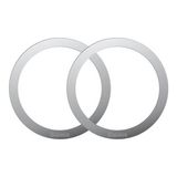Baseus Halo Series Gümüş Manyetik Metal Halka 2’li Paket Oyun Performans Artırıcı 55mm
