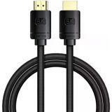 Baseus High Definition Serisi HDMI 8K to HDMI 8K Görüntü Aktarma Kablosu, 1m, Siyah