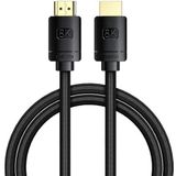 Baseus High Definition Serisi HDMI 8K to HDMI 8K Görüntü Aktarma Kablosu, 1m, Siyah