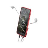 Baseus İphone 7 / 8 İle Uyumlu Şarj Ve Kulaklık Girişli Audio Case Kılıf Kırmızı