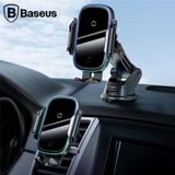 Baseus Light Electric Sensörlü Rgb Işıklı Kablosuz 15W Hızlı Şarj Araç Içi Telefon Tutucu