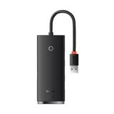 Baseus Lite 4 In 1 Multifonksiyonal Usb-A Hub Siyah Dock Station