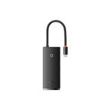 Baseus Lite Siyah 5 in 1 Multifonksiyonal Type-C Hub Dock Station