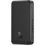 Baseus Magnetic Mini Wireless – 5.000 mAh 20W Kablosuz Powerbank – Cluster Black - Siyah