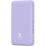 Baseus Magsafe Mini Wireless 5.000 MAH 20W Mor Taşınabilir Şarj Cihazı
