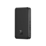 Baseus MgSafe Mini 20W 5.000 mAh Kablosuz Şarjlı Powerbank Siyah Modern Tasarım 826334