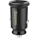Baseus Mini Dual Usb 3.1A Hizli Arac Sarj Cihazi- Siyah