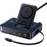 Baseus Nomos NH21 160 W 5in1 MagSafe Kablosuz Hızlı Şarj Aleti