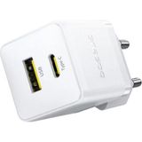 Baseus P1011160A213-00 Palm C+U 30W EU Beyaz Hızlı Şarj Aleti