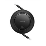 Baseus P10364500113-00 Free2 Pull Mini Kablolu USB-C 100W Şarj Kablosu Siyah 750.60.35.0172