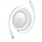 Baseus P10364500213-01 100W 1,5M Ree2 Pull Mini Kablolu Usb-C Şarj Kablosu Beyaz