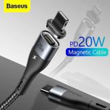 Baseus Pd 20W Apple iPhone Uyumlu 13,12,11,Xs Usb-C Manyetik Şarj Kablosu 2M (459551780) siyah