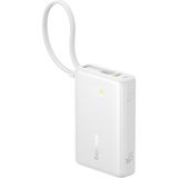 Baseus PicoGo Beyaz 45 W 10000 mAh Hızlı Şarj Powerbank
