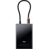 Baseus Pioneer Joy 8 in 1 Multifonksiyonal Type-C Gri Dock Station Hub