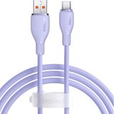 Baseus Pud. USB to C 100W 1.2 m Mor Şarj Kablosu