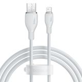 Baseus Pudding Hızlı Şarj Özellikli Usb To Lightning 2.4 A. Kablo 1.2M Beyaz